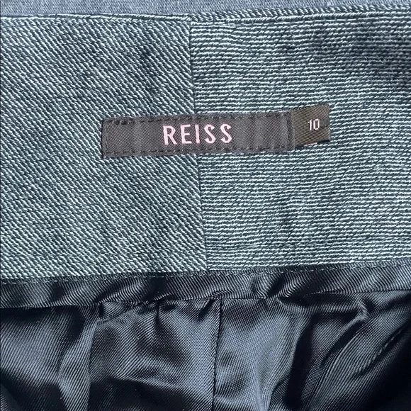 Reiss Gray Wide Leg Women's Pants - Picture 5 of 7